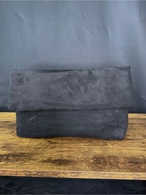 Moda Luxe Black Fold-Over Purse